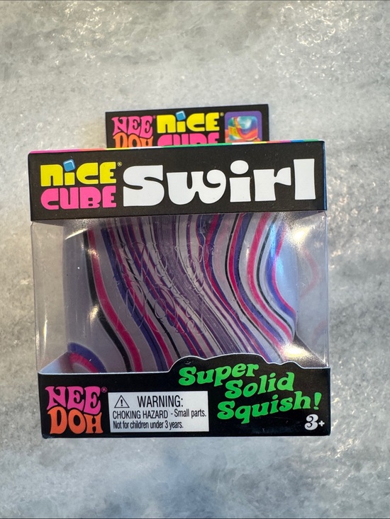 needoh nice cube swirl Other - Nice Cube Swirl Super Solid Squish - Purple & Pink